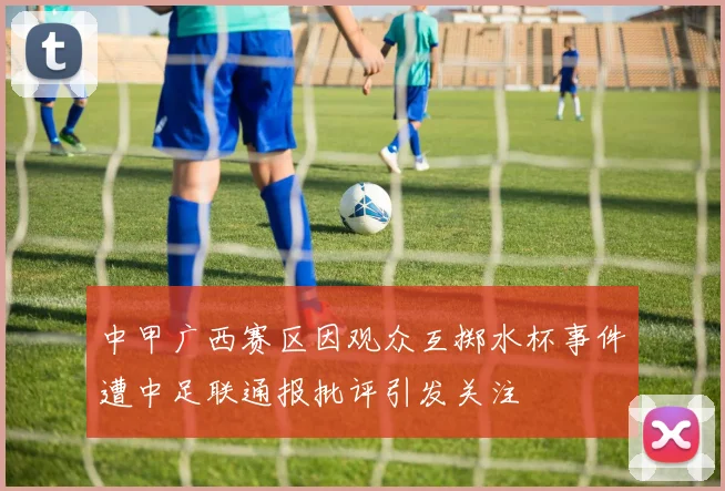 中甲广西赛区因观众互掷水杯事件遭中足联通报批评引发关注